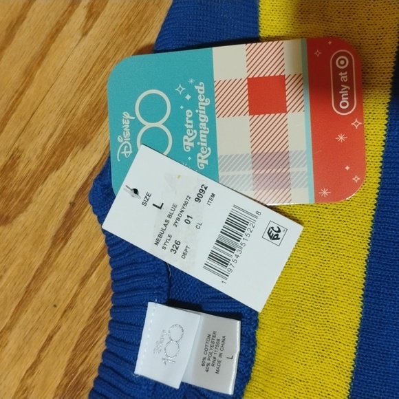 DISNEY 100 UGLY SWEATER SIZE L FOR KIDS UNISEX - Picture 3 of 9